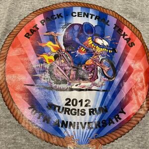 2012 Sturgis Run 10th Anniversary T-Shirt XL